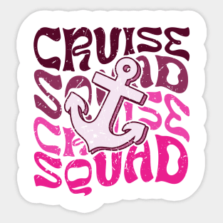 Cruise squad Sticker